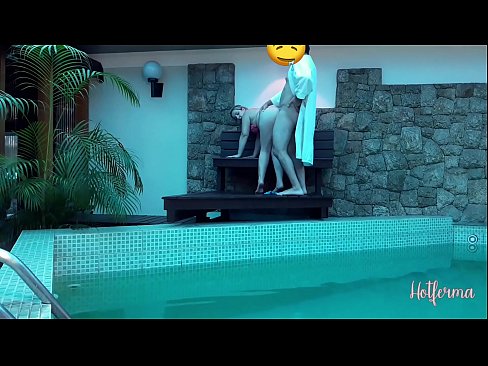 ❤️ Boss invites maid to the pool, but couldn't resist a hot ❤️ Sluts at us