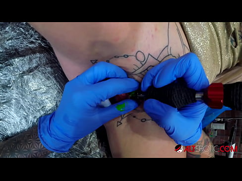 ❤️ Extremely tattooed hottie Sully Savage got a tattoo on her clitoris ❤️ Sluts at us